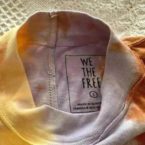 NWT Free People be free tie dye long sleeve - Picture 5 of 6